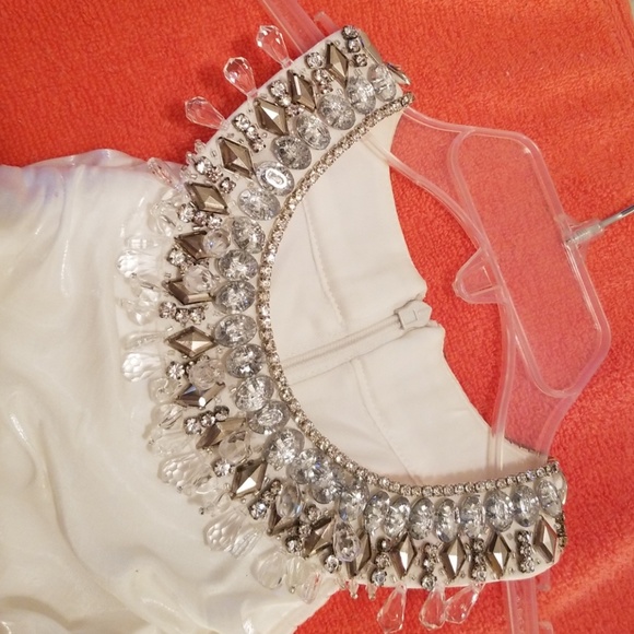 White Party Dress - Picture 6 of 7